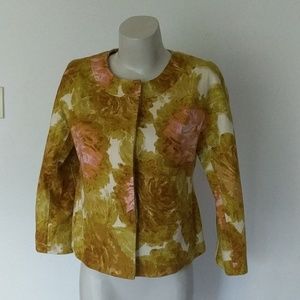 Talbots Jackets & Coats - Talbots floral swing cut jacket Talbots Jackets & Coats - Talbots floral swing cut jacket